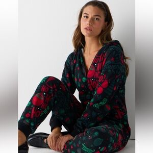 Fabletics Festive Christmas Onesie Pajama